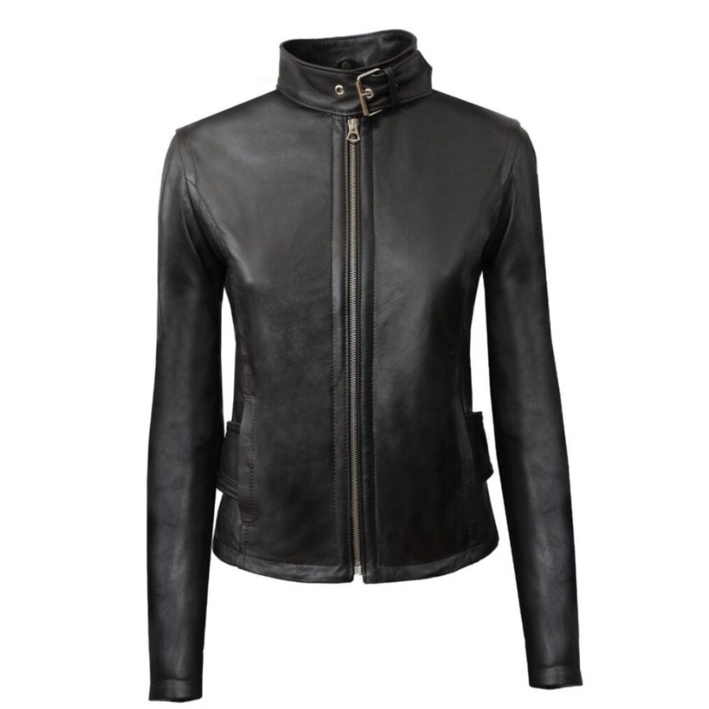 Genuine Italian Nappa Leather Leather Jacket By Pellein, Italy.